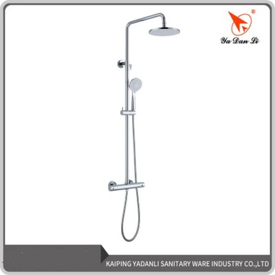 Kaiping made high quality Wall mounted brass round thermostatic bath shower mixer