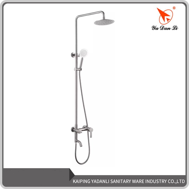 Cheap price china made wall mounted 304 stainless steel bath shower mixer tap